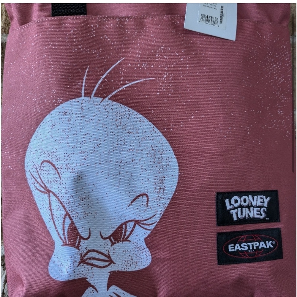 NWT Eastpak Looney Tunes Tweety Bird Shopp'r Tote Bag